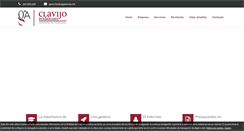 Desktop Screenshot of gestoriaclavijo.com