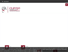 Tablet Screenshot of gestoriaclavijo.com